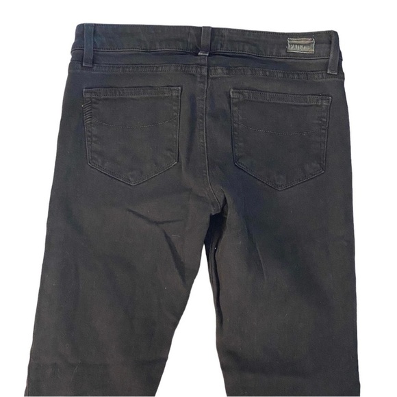 PAIGE SKYLINE SKINNY BLACK DENIM JEANS SIZE 27 - Picture 6 of 7